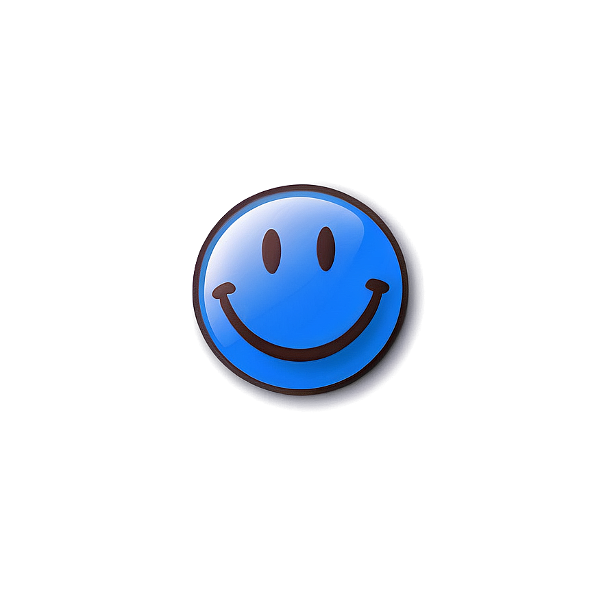 Blue Smiley Face B