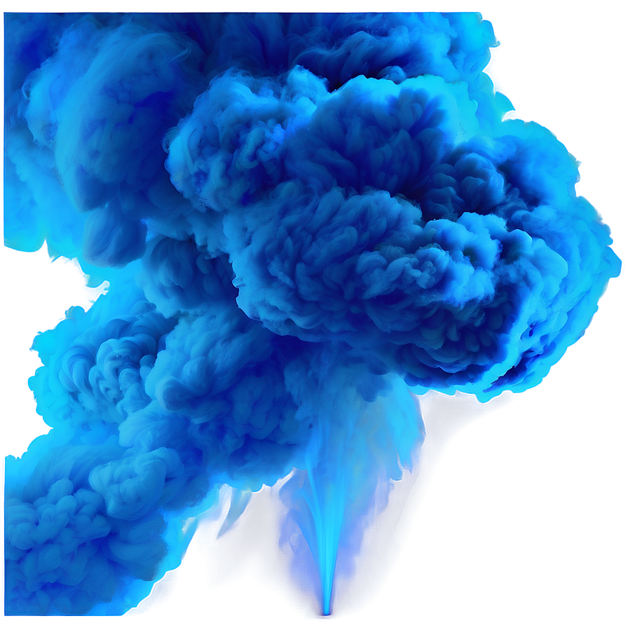 Blue Smoke Cloud Png Urh