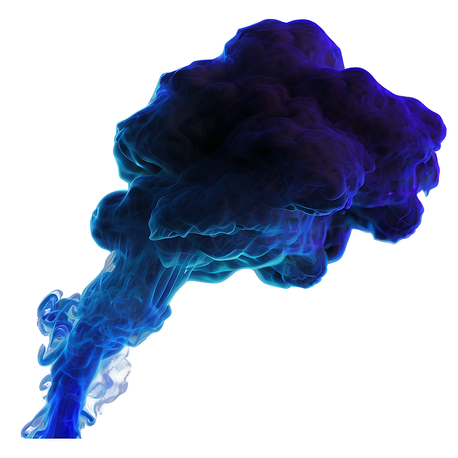 Blue Smoke Effect Png Vlp34