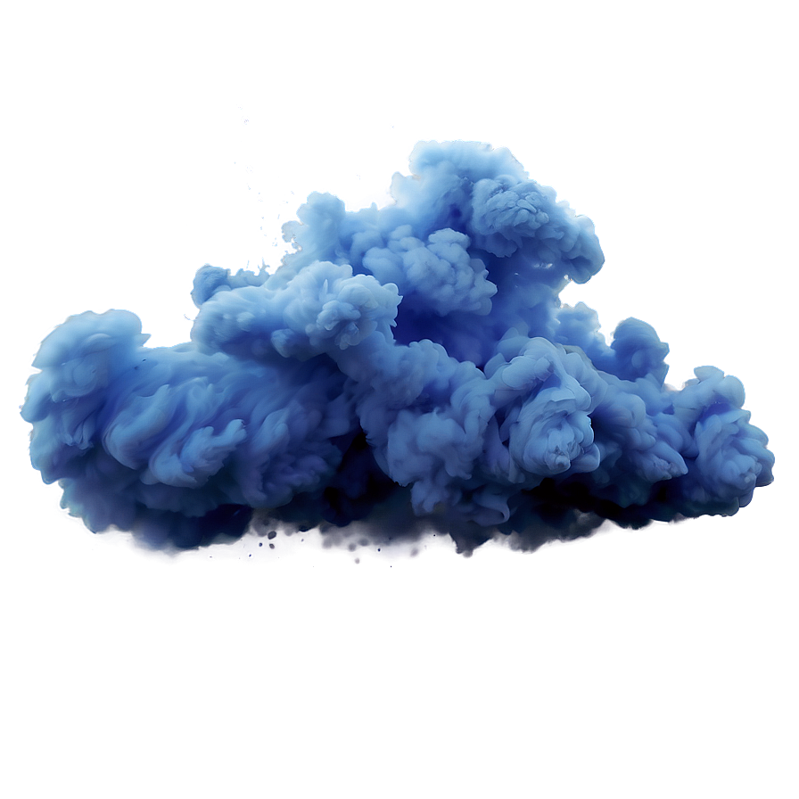 Blue Smoke Explosion Png 70