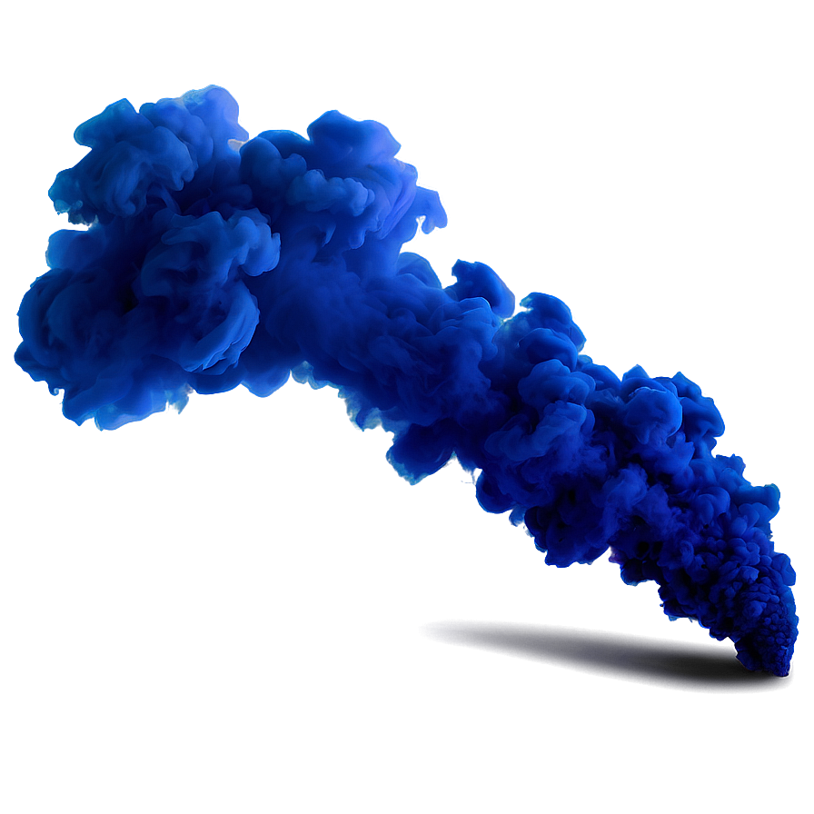 Blue Smoke Plume Png Qkc