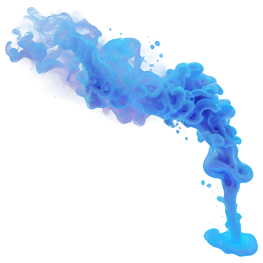 Blue Smoke Splash Png Vyy22