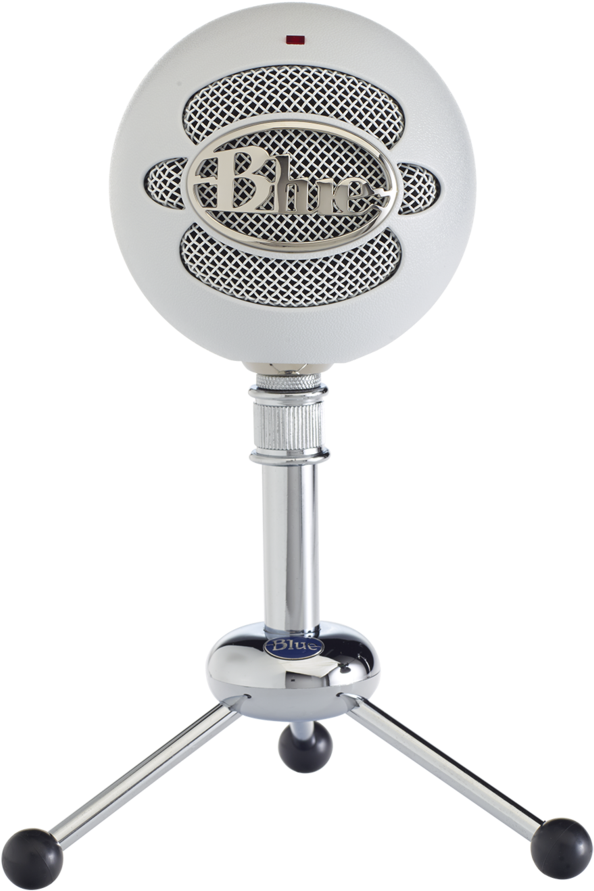 Blue Snowball Microphoneon Stand