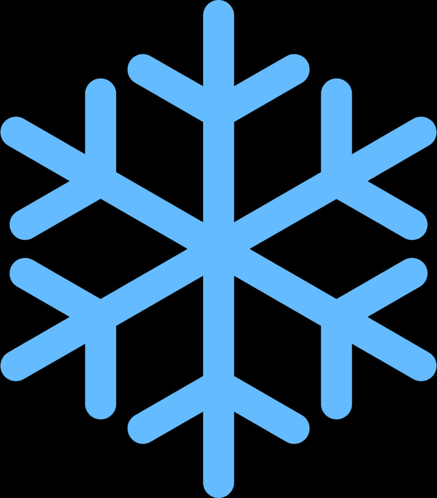 Blue Snowflake Icon