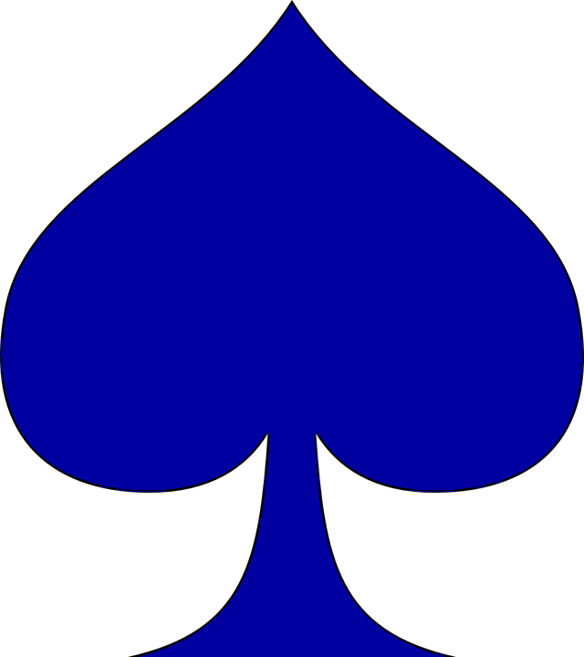 Blue Spade Icon