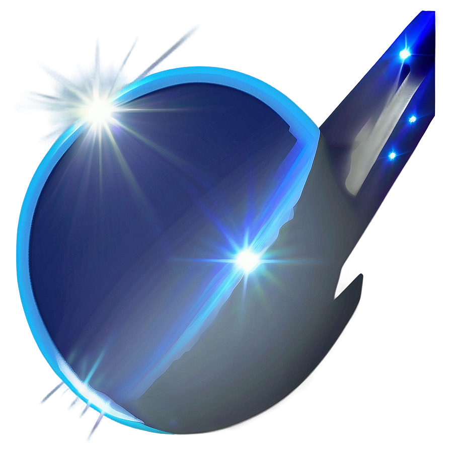 Blue Sparkle Lens Flare Png Mai