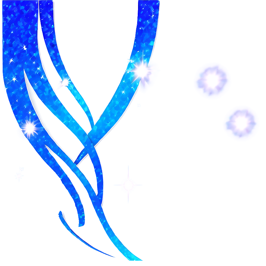 Blue Sparkle Swirl Png 06262024