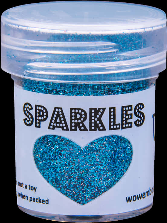 Blue Sparkles Glitter Jar