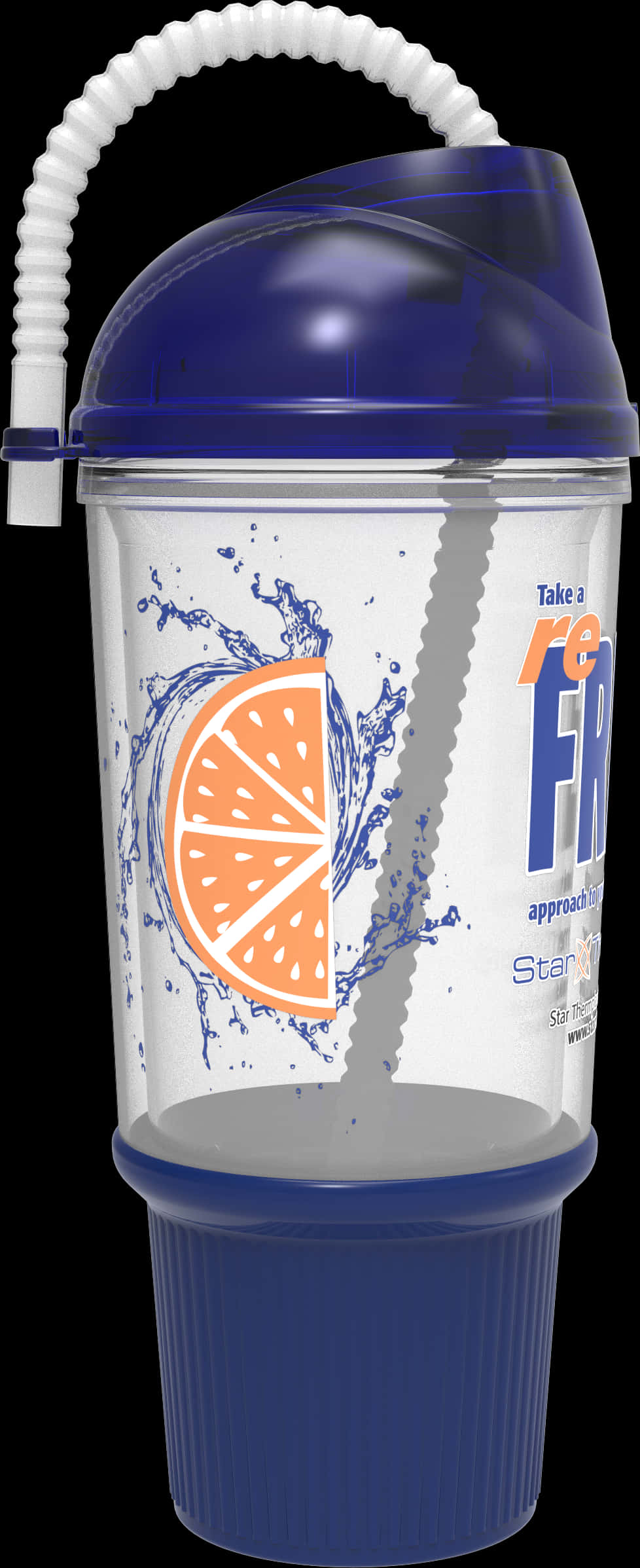 Blue Splash Citrus Sports Drink Shaker