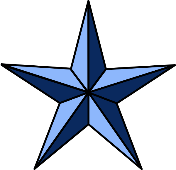 Blue Star Illustration