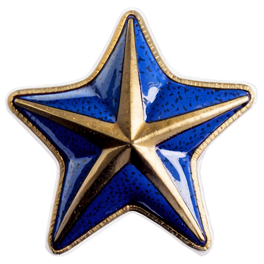 Blue Star Sticker Png 06132024