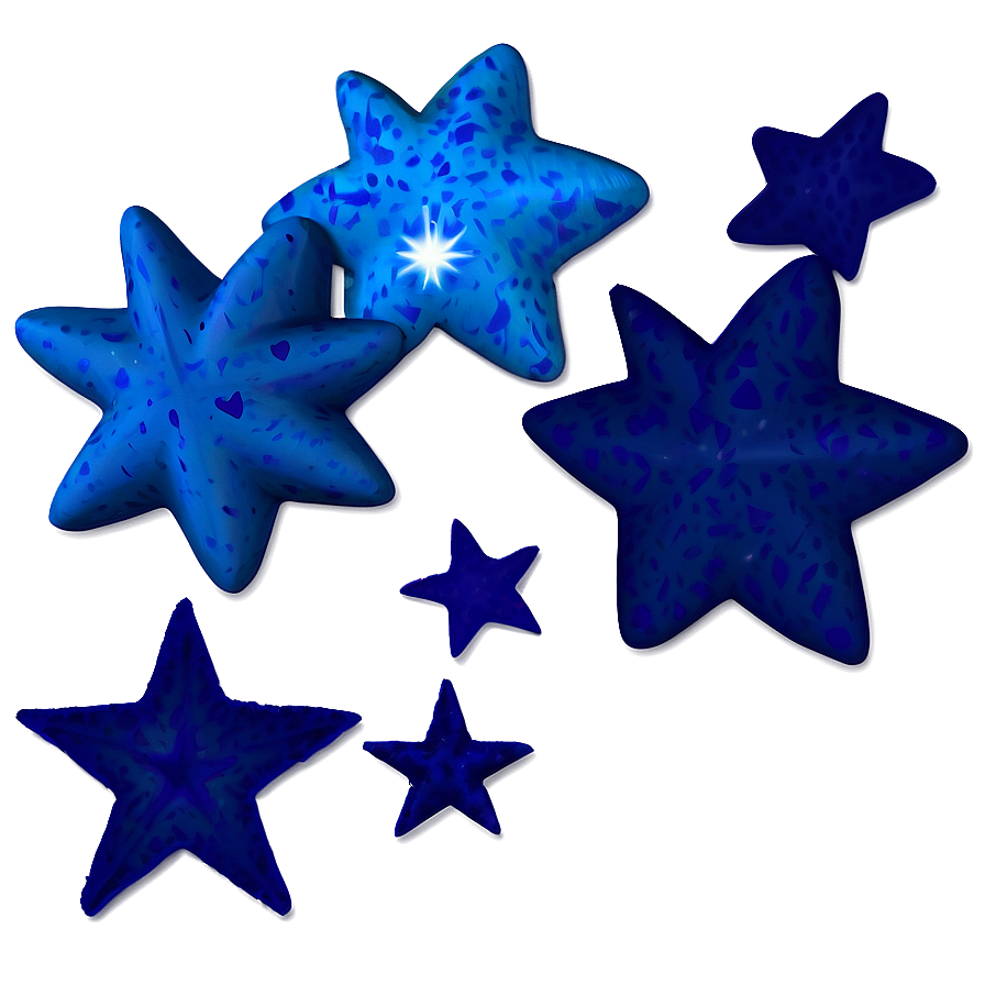 Blue Stars Galaxy Png 06252024