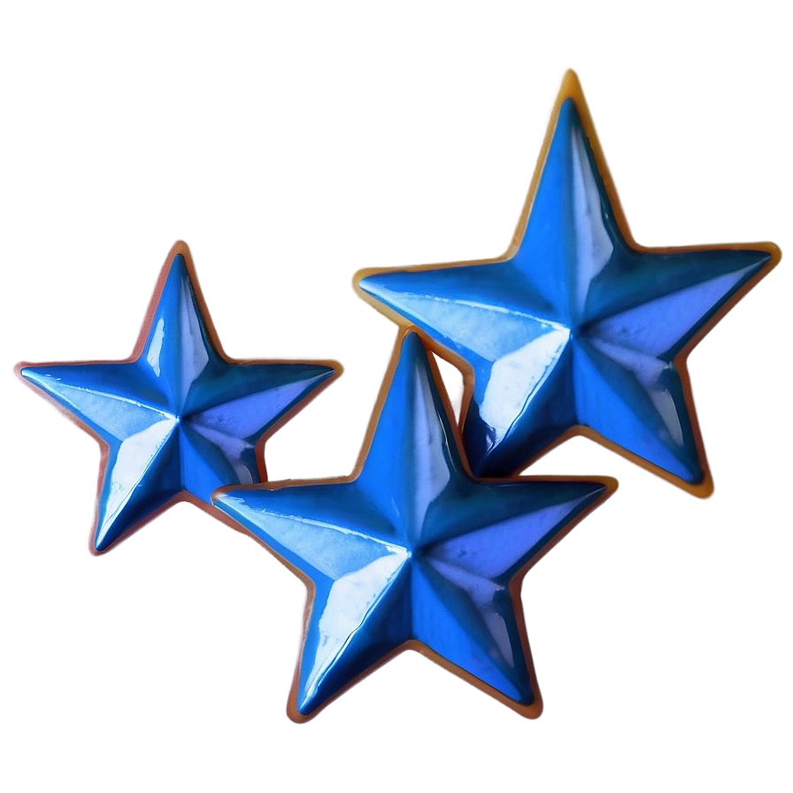 Blue Stars Graphic Png 06252024