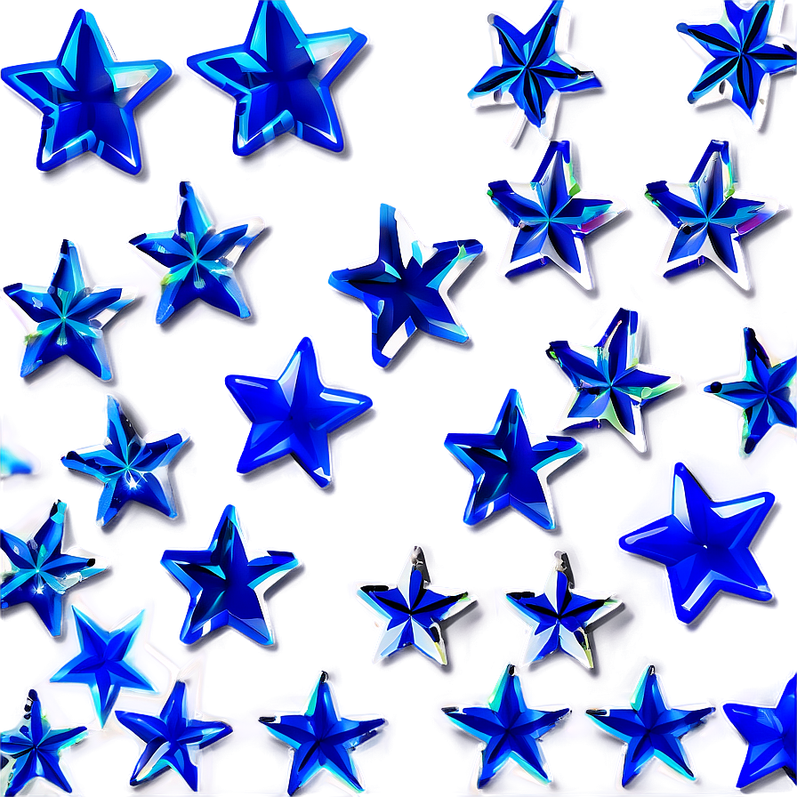 Blue Stars Graphic Png 92