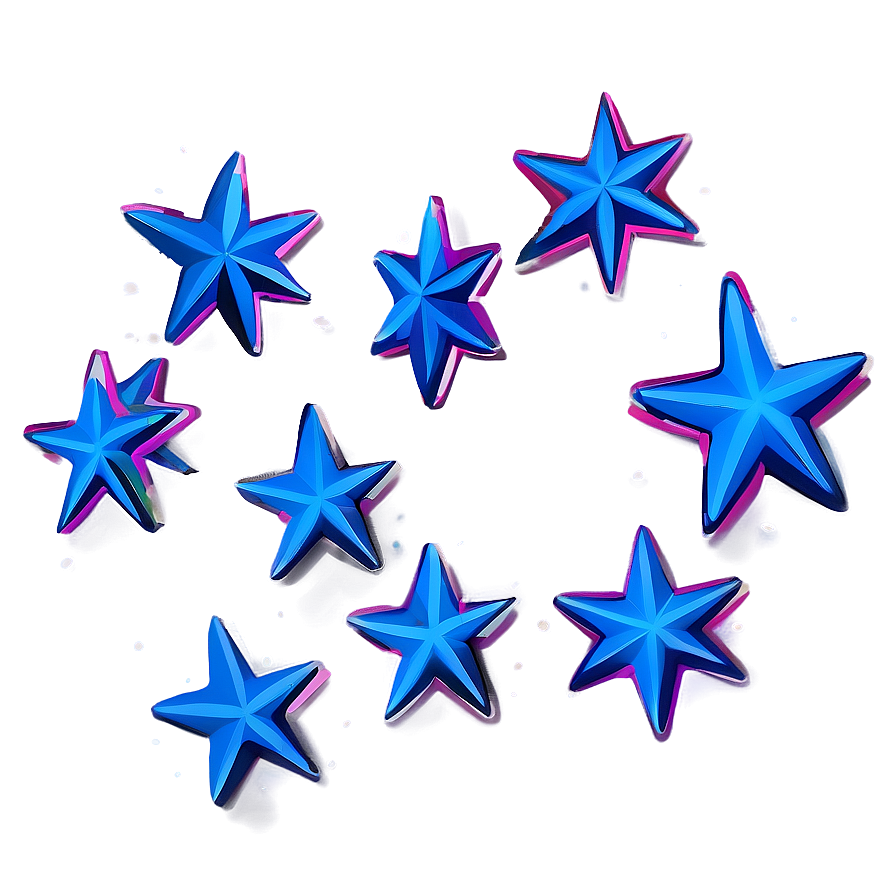 Blue Stars Night Sky Png Har68