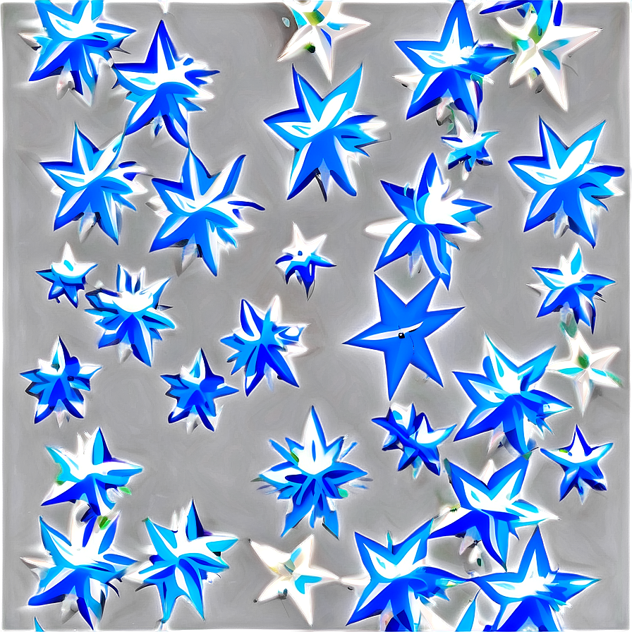 Blue Stars Pattern Png Isy90