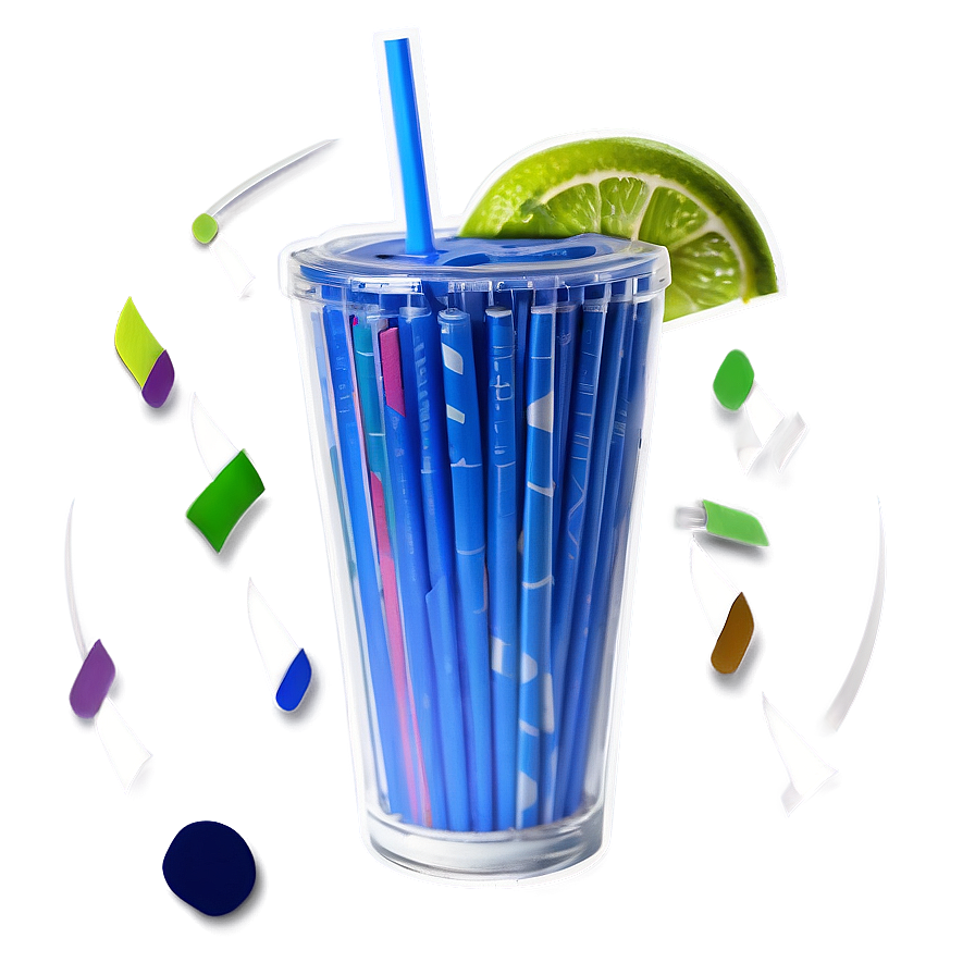 Blue Straw Png Wti3