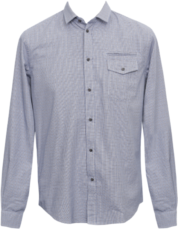 Blue Striped Dress Shirt