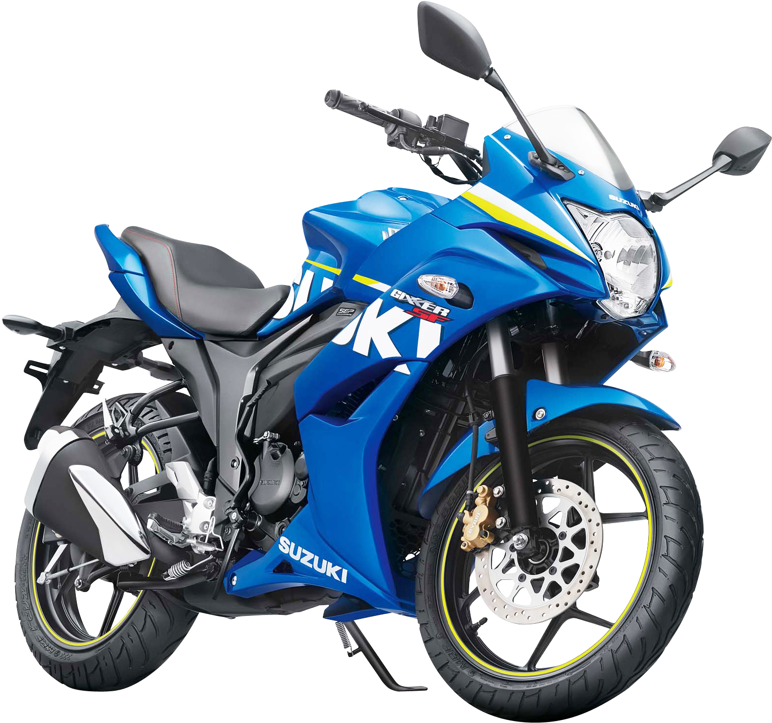 Blue Suzuki Sportbike Transparent Background