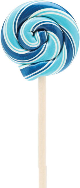 Blue Swirl Lollipop