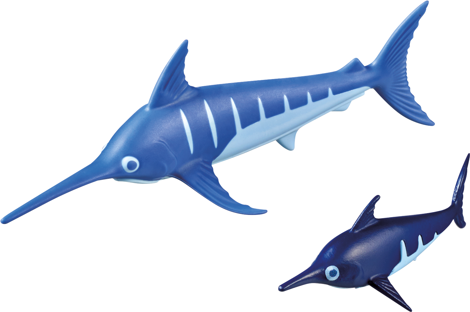 Blue Swordfish Toy Figures