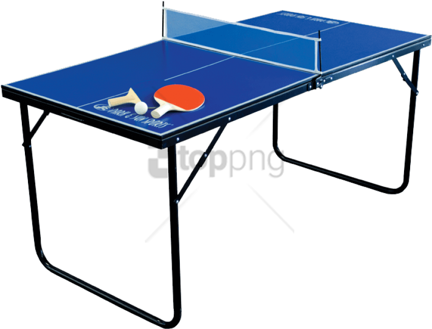 Blue Table Tennis Setwith Paddlesand Ball