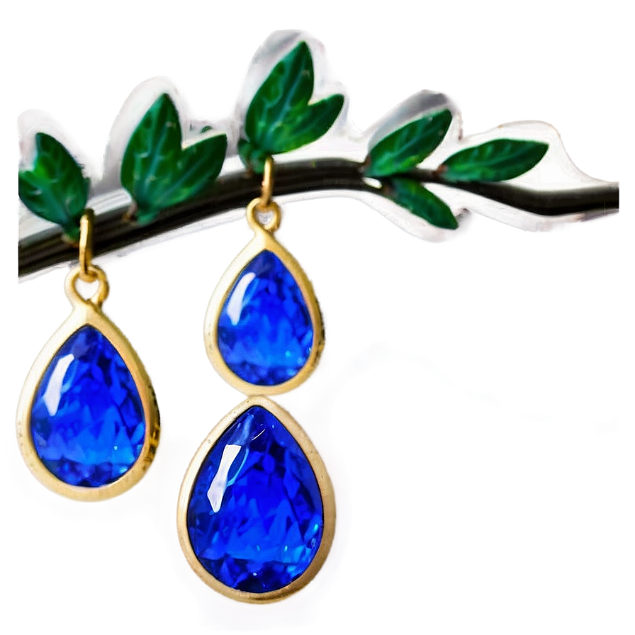 Blue Teardrop Png Kbl22