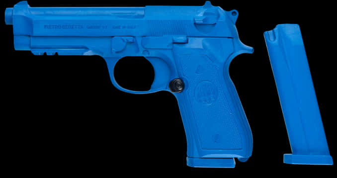 Blue Training Beretta Pistol