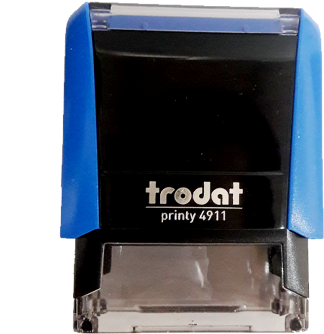 Blue Trodat Printy4911 Rubber Stamp