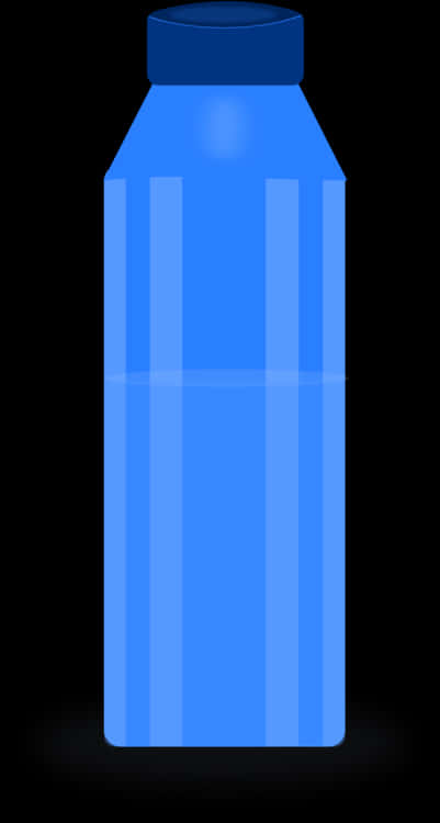 Blue Water Bottle Graphic