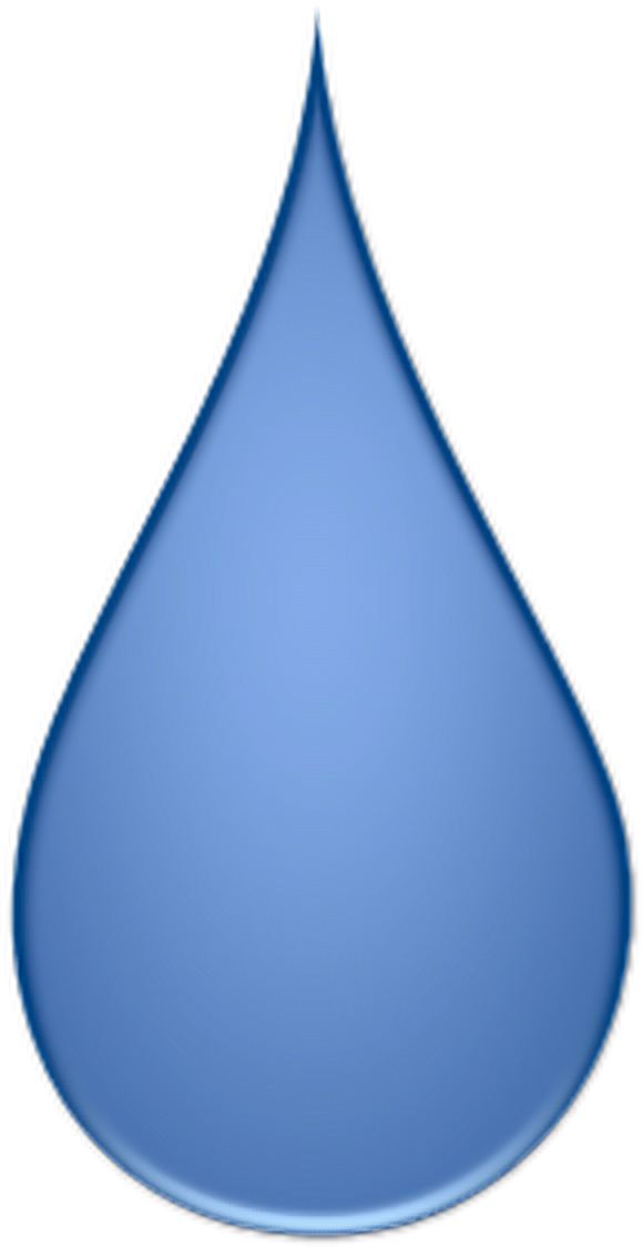 Blue Water Drop Graphic