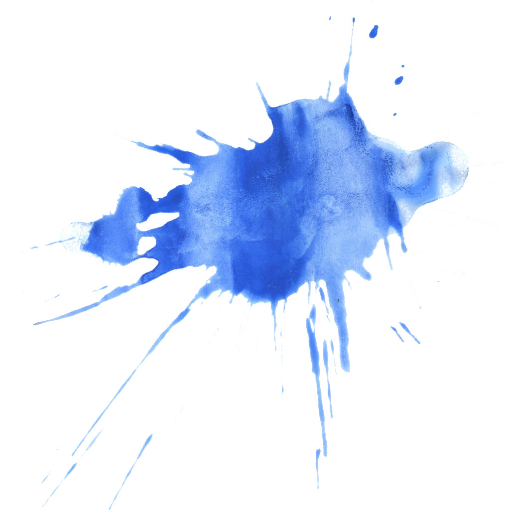 Blue Watercolor Splashon Dark Background.png