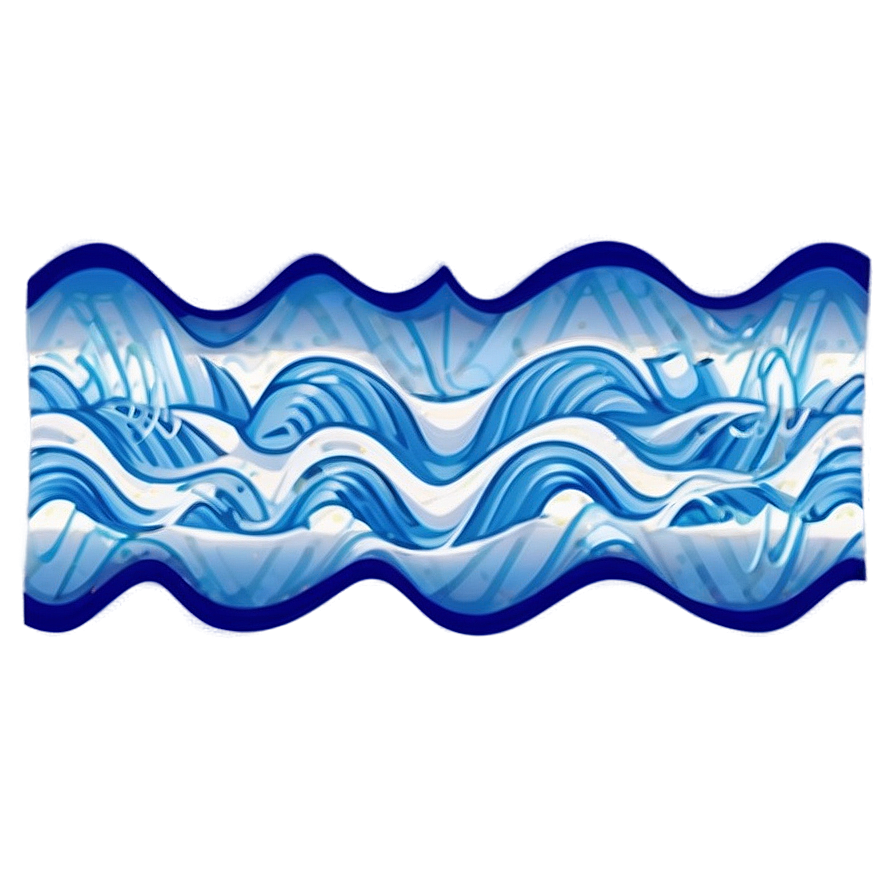 Blue Wave Pattern Png Mfq