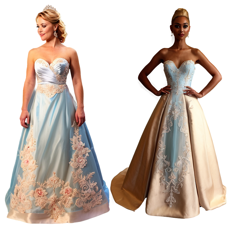 Blue Wedding Dresses Png 23