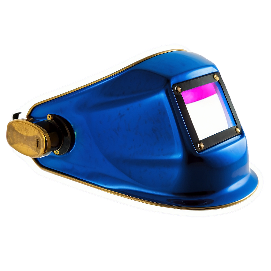 Blue Welding Helmet Png 86