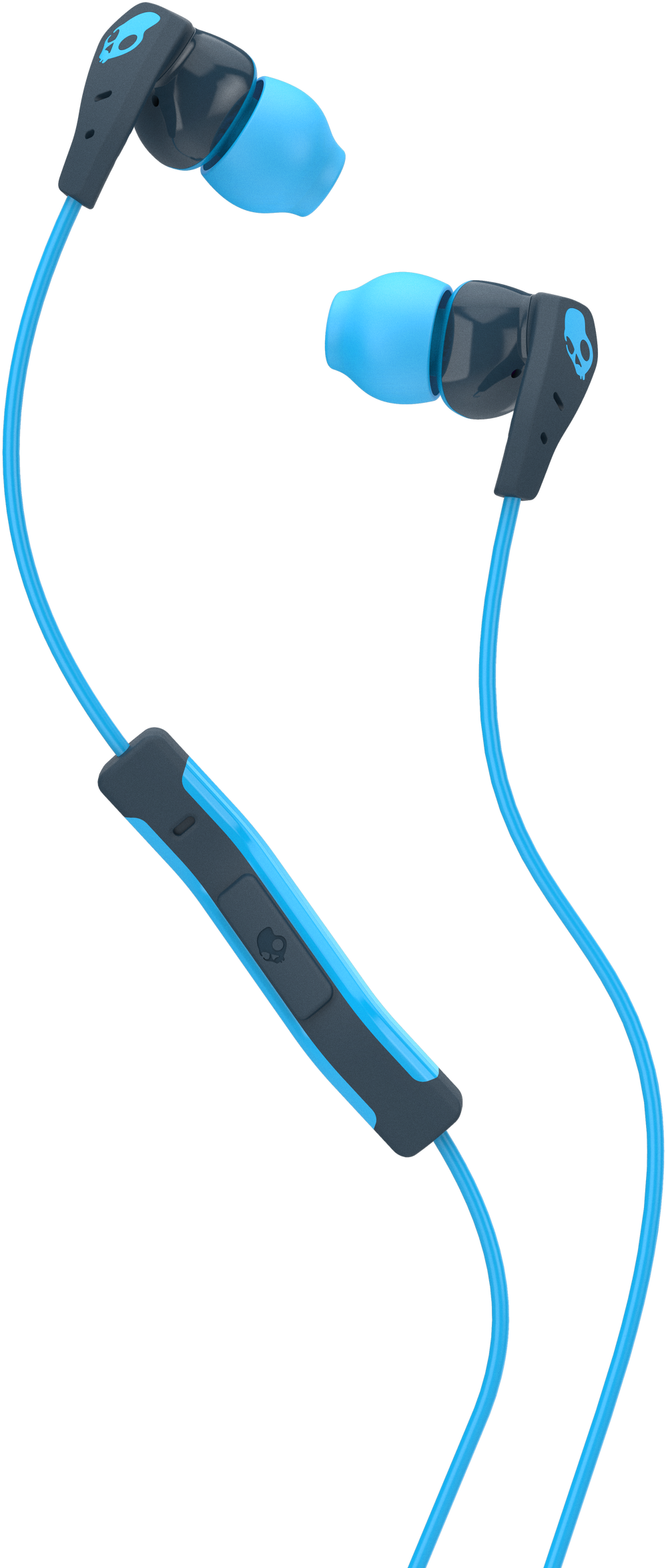 Blue Wireless Earphones Isolated