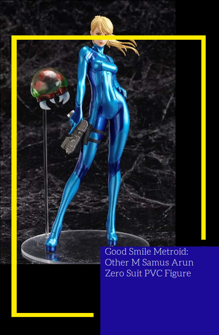 Blue Zero Suit Samus Figure