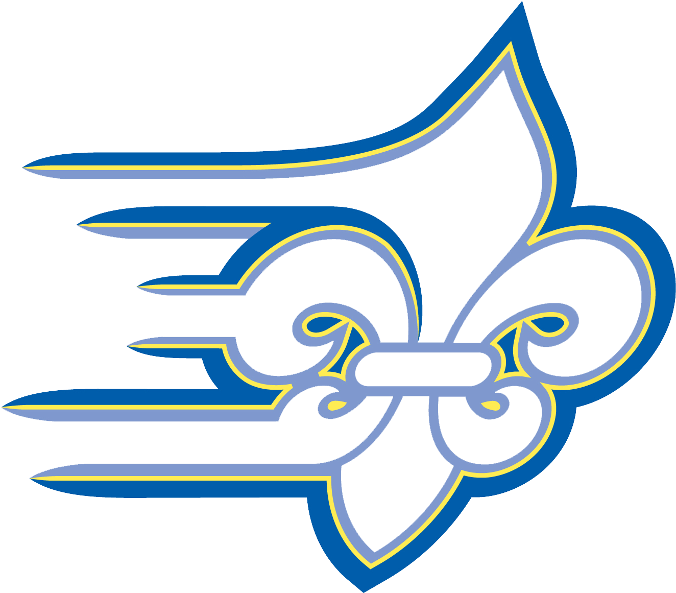 Blueand Gold Fleurde Lis Logo