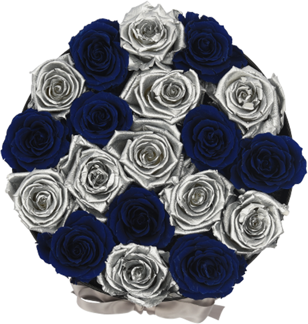 Blueand Silver Roses Bouquet.png