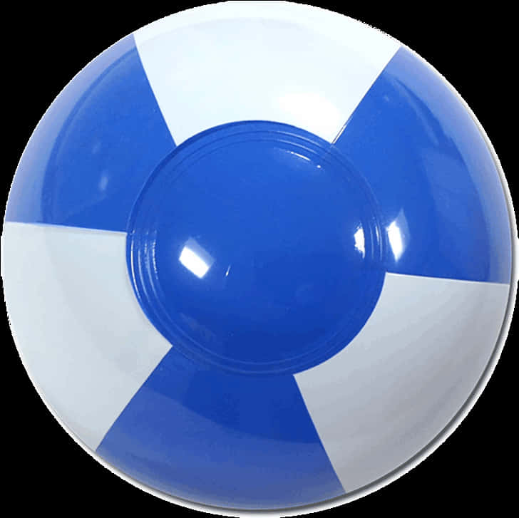 Blueand White Beach Ball