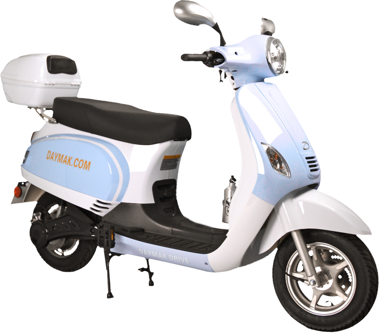 Blueand White Electric Scooter