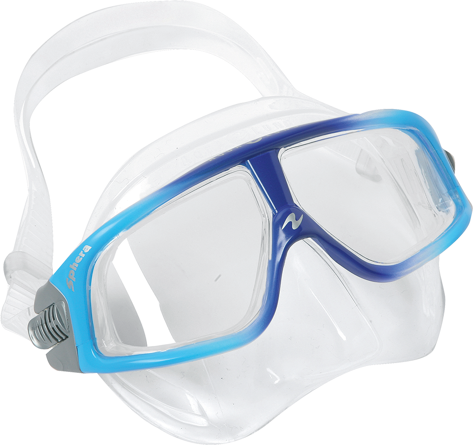 Blueand White Snorkeling Mask