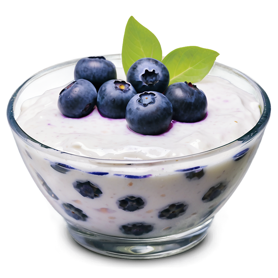 Blueberries And Yogurt Png 31