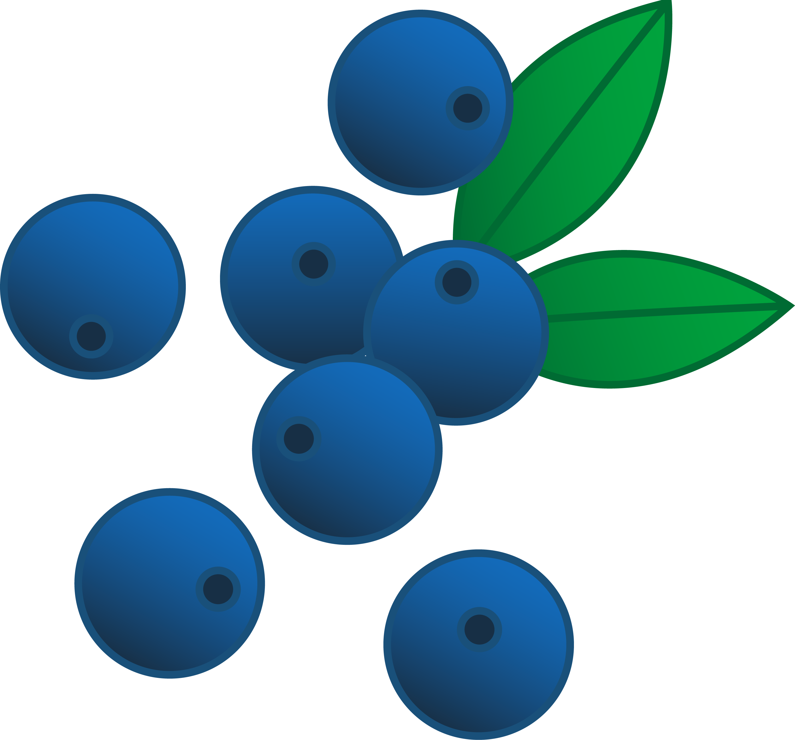 Blueberries Clipart