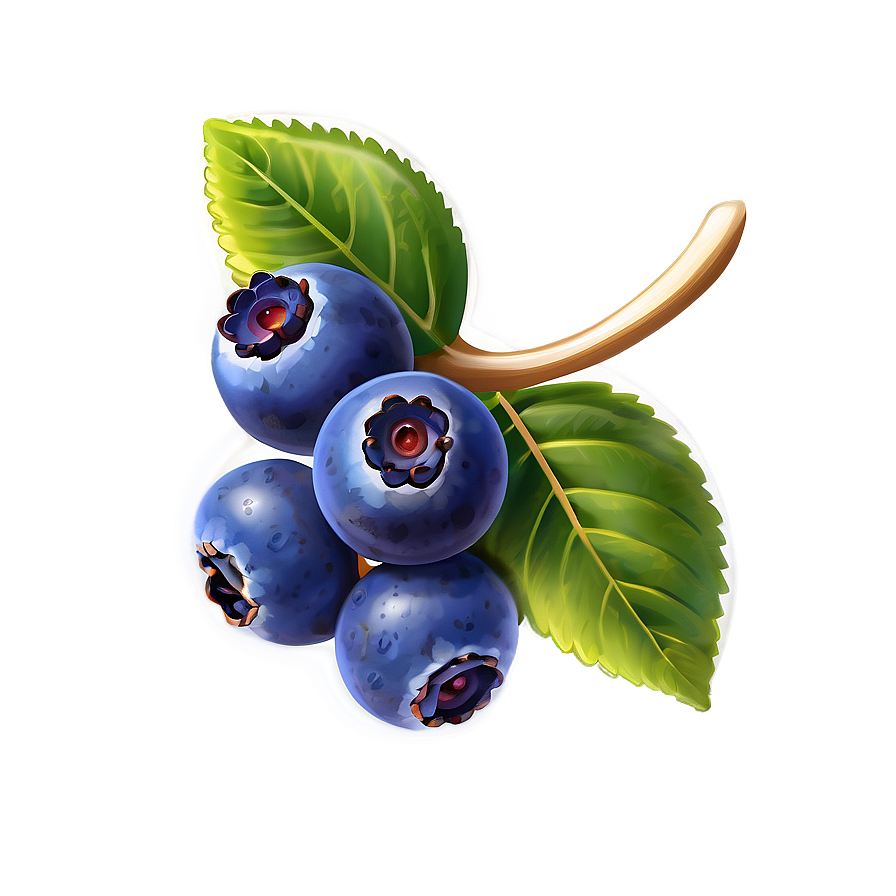 Blueberry Countryside Charm Png 36