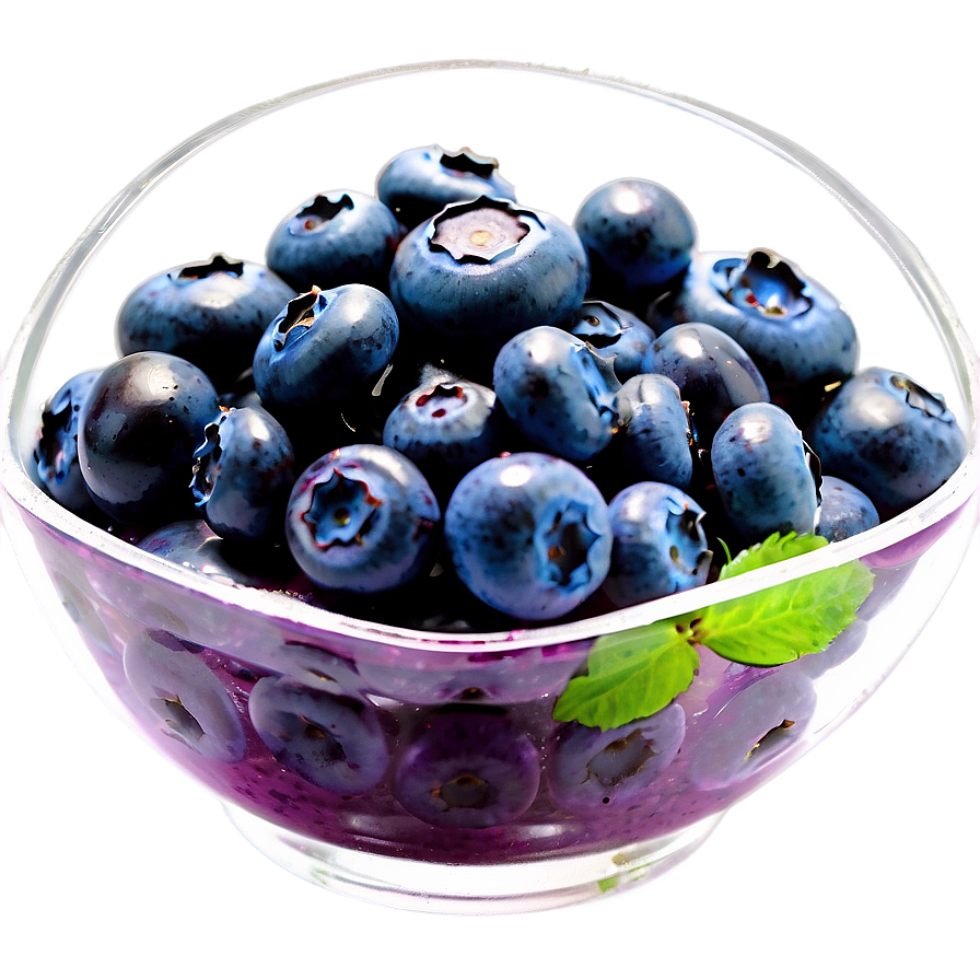 Blueberry Dessert Topping Png 43