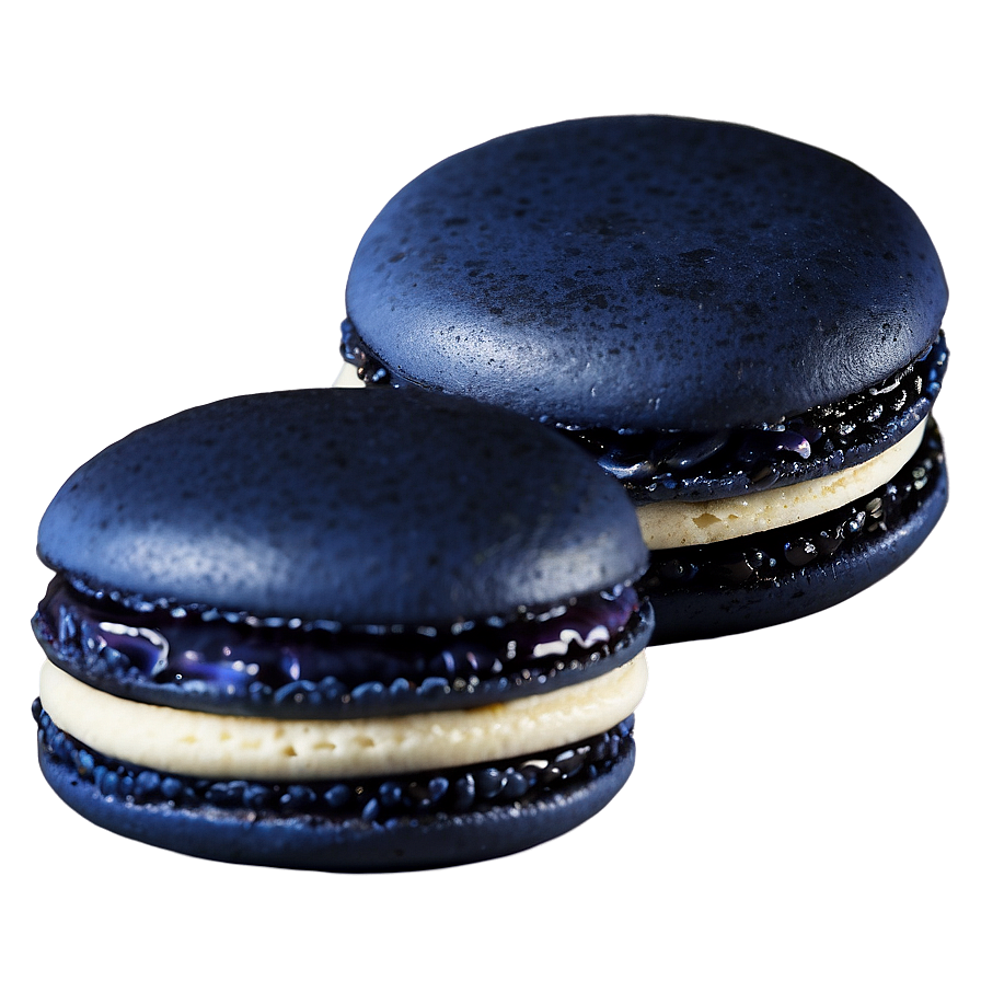 Blueberry Macaron Png 27