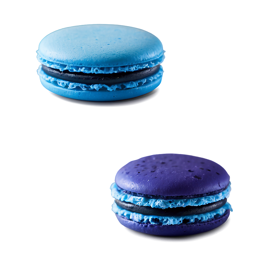 Blueberry Macaron Png Oeu