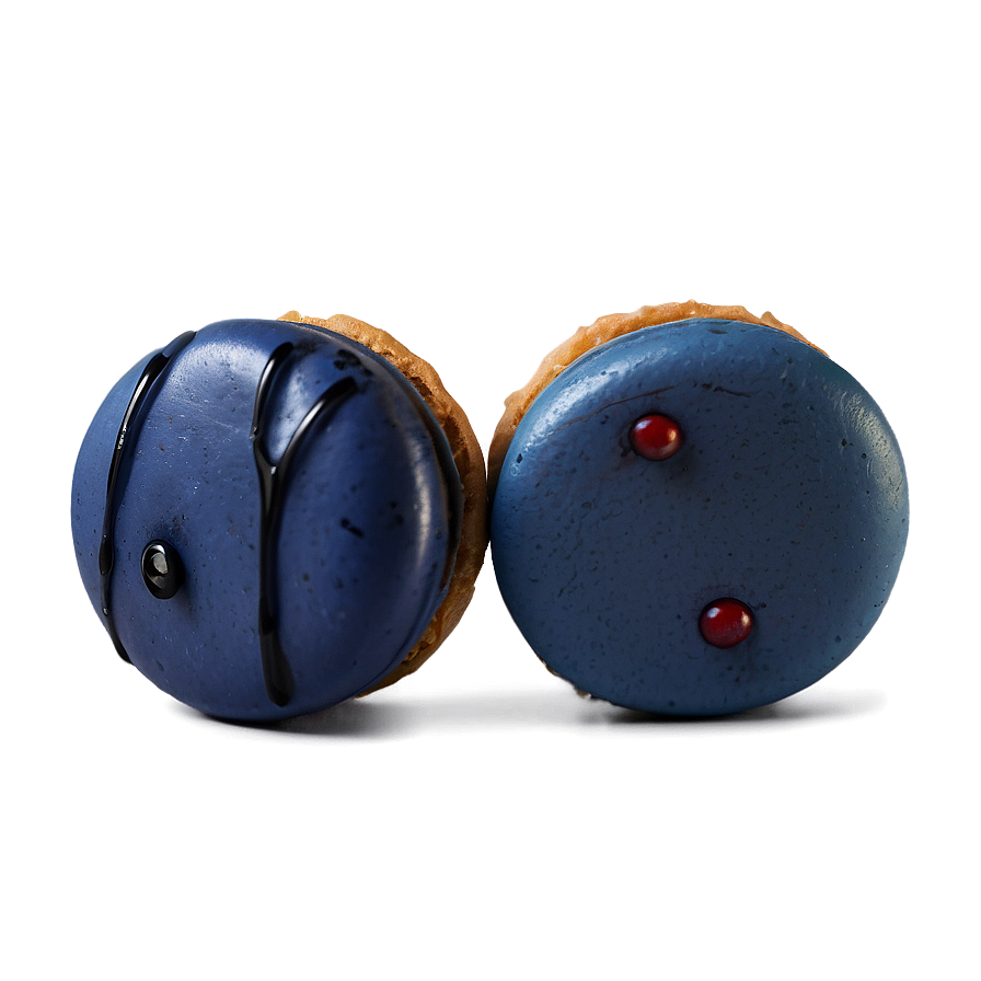 Blueberry Macaron Png Sco