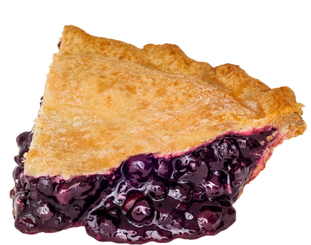 Blueberry Pie Slice Delicious Dessert.png